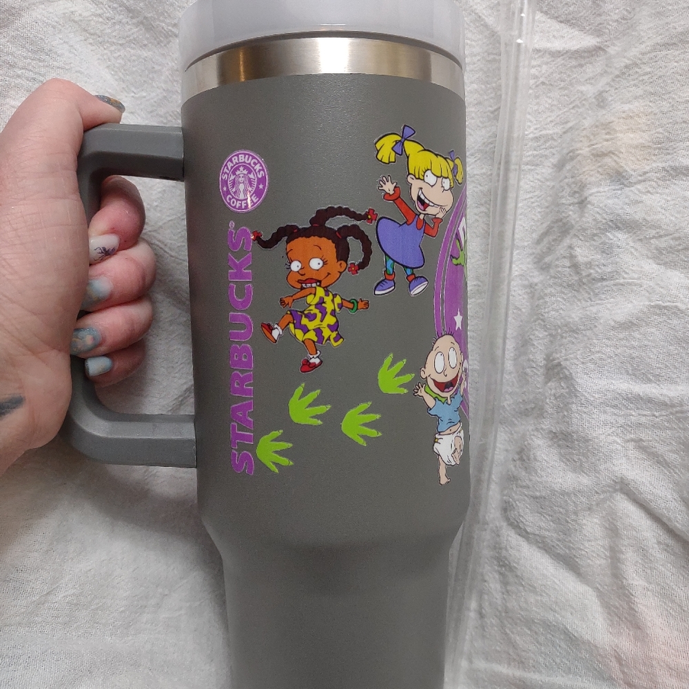 Rugrats reptar Starbucks 40 oz tumbler - Picture 2 of 12